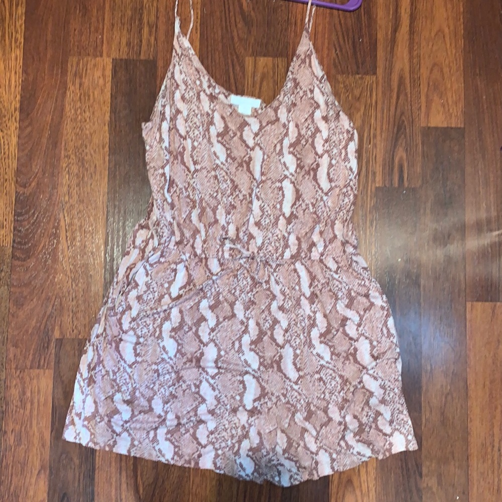 H&M Snakeskin Romper